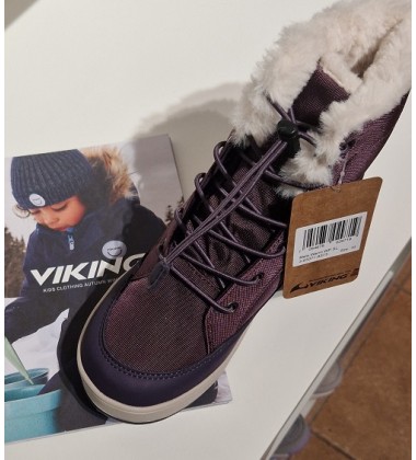 Viking žiemos batai Maia Warm WP SL. Spalva violetinė